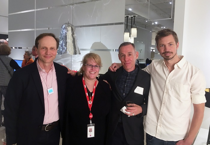Doug Henderson, Switch Modern; Roy Otwell, Switch Modern; Sarah Scheuning, Curator of Decorative Arts, High Museum of Art; Joris Laarman, Joris Laarman Lab.
