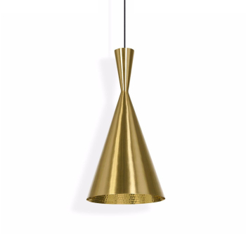 Beat Tall Suspension Light - Brushed Brass