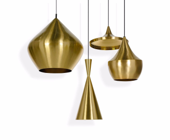 Beat Tall Suspension Light - Brushed Brass