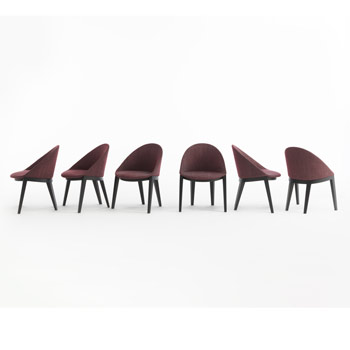 Circa Dining Chair - Wood Base