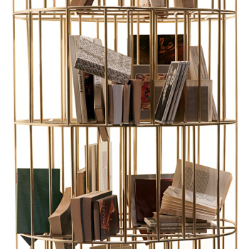 Golden Cage Bookshelf