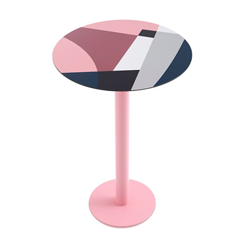 Abstrakt Mona Bar Table - Pink