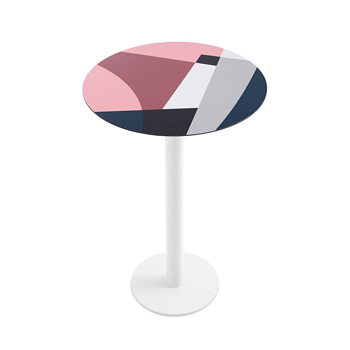 Abstrakt Mona Bar Table - Pink