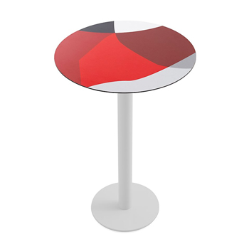 Abstrakt Mona Bar Table - Red