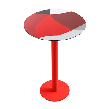 Abstrakt Mona Bar Table - Red