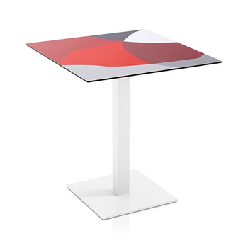 Abstrakt Mona Dining Table - Red