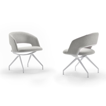 Alma Dining Chair - Aluminum Legs
