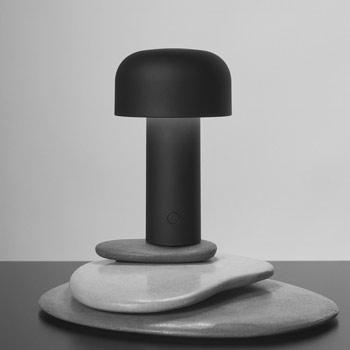 Bellhop Matte Black Table Lamp