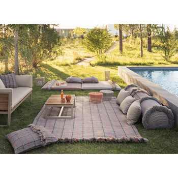 Garden Layers Rug - Tartan Terracotta