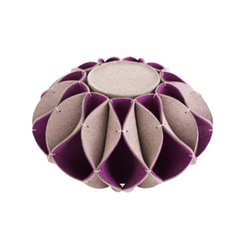 Ruff Ottoman - High Purple