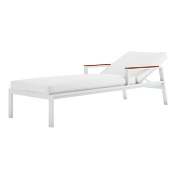 Timeless Chaise Longue with Arms