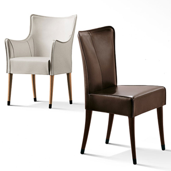 Giorgina Dining Chair - Saddle Leather