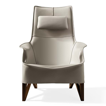 Mobius Bergere Lounge Chair with Headrest
