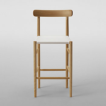 Lightwood Counter Stool - Mesh with Back