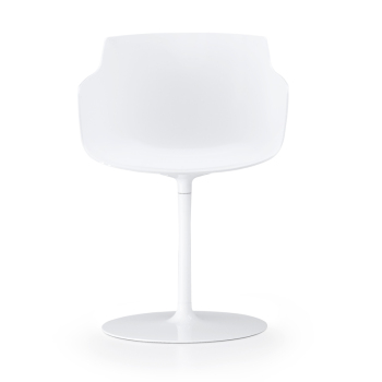 Flow Slim Dining Chair - Central Leg