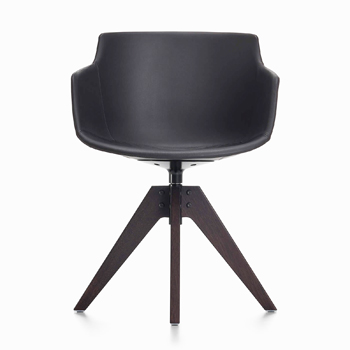 Flow Slim Leather Dining Chair