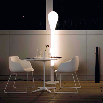 Flow Slim Dining Chair - Sled Base