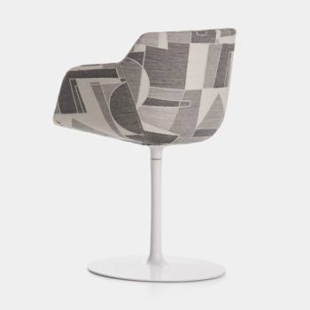 Flow Slim Textile Dining Chair