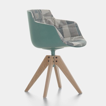 Flow Slim Dining Chair - VN 4-Leg Oak