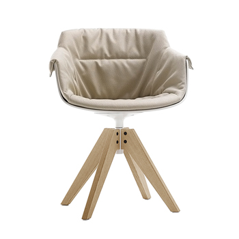 Flow Slim Dining Chair - VN 4-Leg Oak