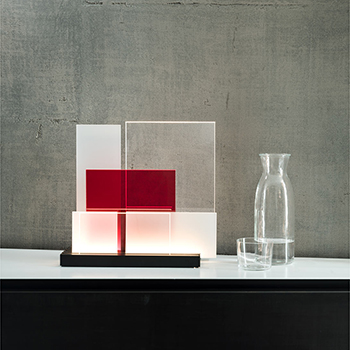 On Lines Table Lamp - Neutral