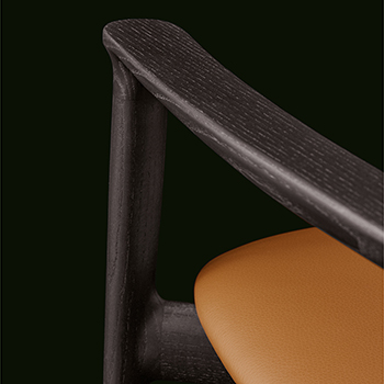 Curve Dining Chair with Arms