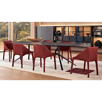 Manta Dining Chair with Arms