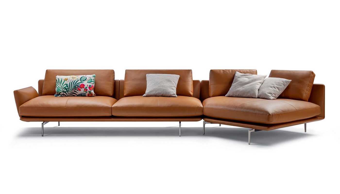 viel probleem Panda Get Back Sectional Sofa by Poltrona Frau - Switch Modern