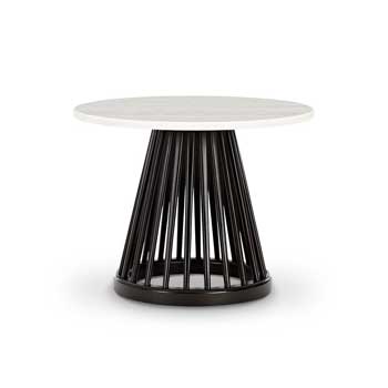Fan Small Table - Black Base