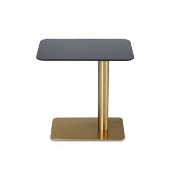 Flash Rectangle Small Table - Brass