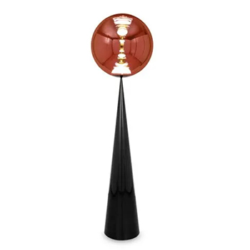Globe Cone Fat Floor Lamp - Copper
