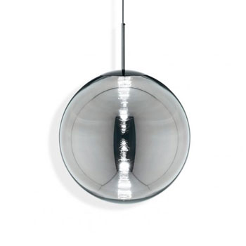 Globe Suspension Light LED - Silver