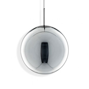 Globe Suspension Light LED - Silver
