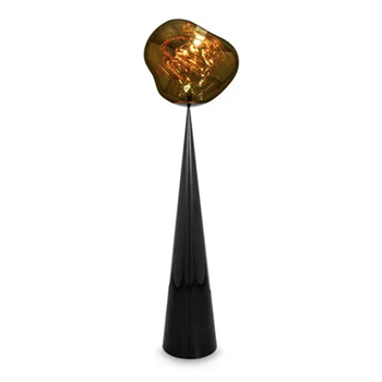 Melt Cone Fat Floor Lamp - Gold