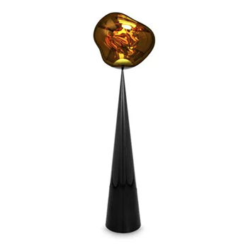 Melt Cone Fat Floor Lamp - Gold