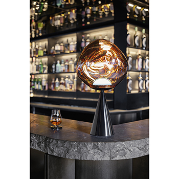 Melt Cone Fat Table Lamp - Copper
