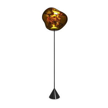 Melt Cone Slim Floor Lamp - Gold 