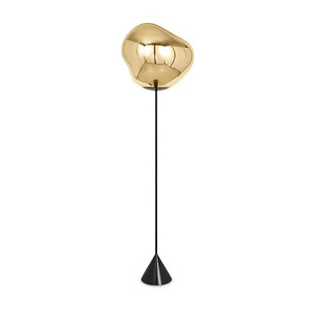 Melt Cone Slim Floor Lamp - Gold 