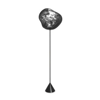 Melt Cone Slim Floor Lamp - Silver
