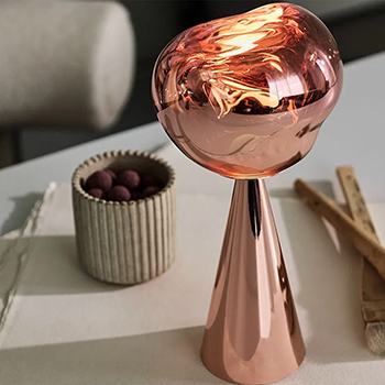 Melt Portable Table Lamp LED - Copper