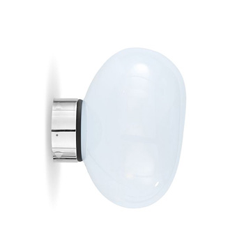 Melt Mini Wall Light- Opal/Silver