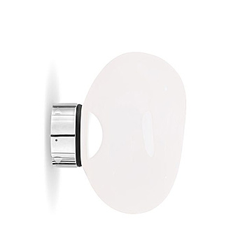 Melt Mini Wall Light- Opal/Silver
