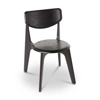 Slab Dining Chair - Black