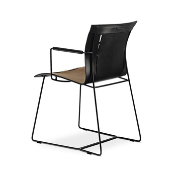 Cuoio Dining Chair with Arms