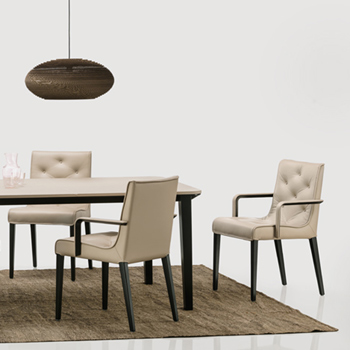 Leslie Dining Chair with Arms