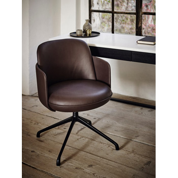 Merwyn Dining Chair with Arms - Swivel